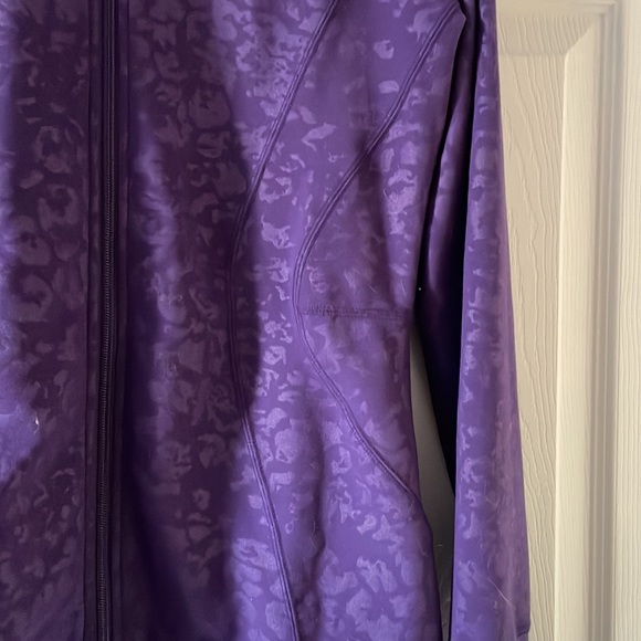 Purple Puma dry cell running jacket NWOT leopard - Picture 5 of 9